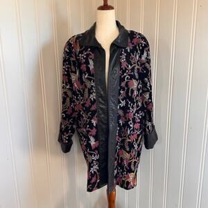 Vintage 80s/90s Sibylle Lyn Black Suede Coat 6